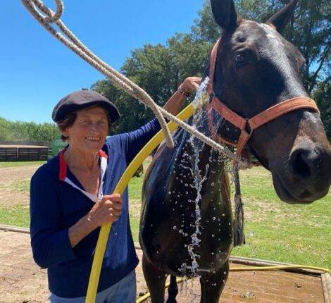 Woman with a horse